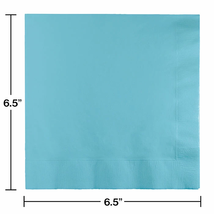 Creative Converting Pastel Blue Luncheon Napkin 3Ply, 50 Ct Solid Color Tableware