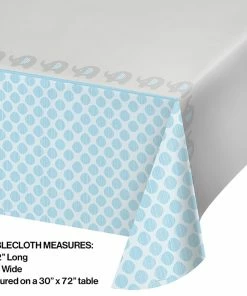 Creative Converting Little Peanut - Boy All Over Prt Plastic Tablecover 54" X 102"