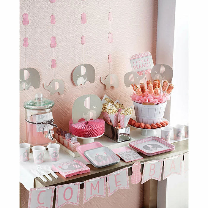Creative Converting Little Peanut Girl Elephant Centerpiece