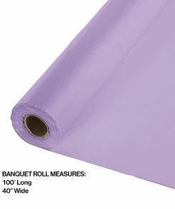 Creative Converting Luscious Lavender Banquet Roll 40