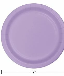 Creative Converting Luscious Lavender Purple Dessert Plates, 24 Ct