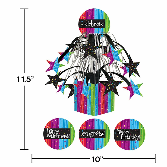 Creative Converting Adult Birthday Party Themes Milestone Celebrations Centerpiece Cascade W/Base & Att
