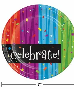 Creative Converting Milestone Celebrations Dessert Plates, 8 Ct