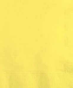 Creative Converting Mimosa Beverage Napkin, 3 Ply, 50 Ct Solid Color Tableware