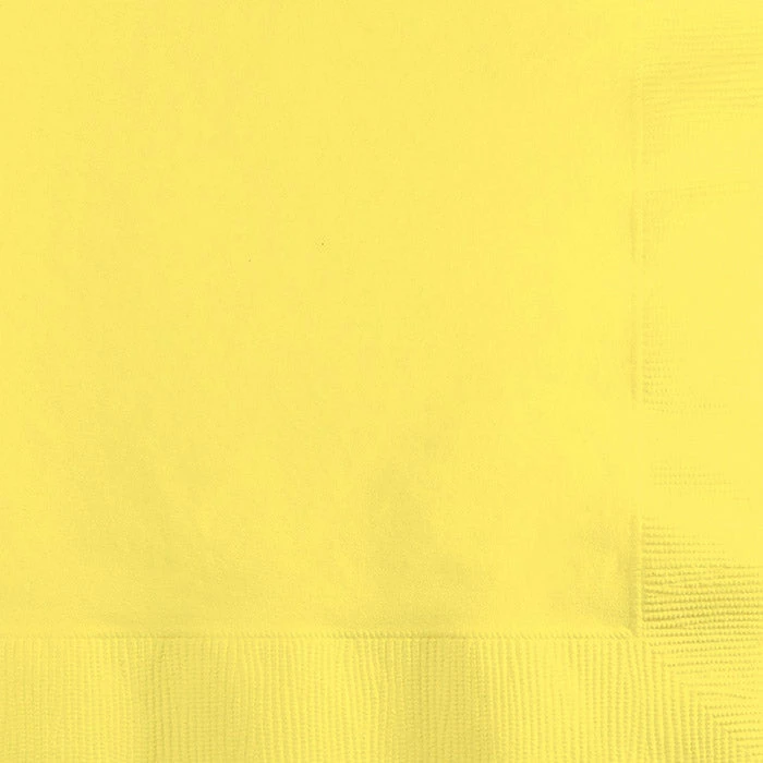 Creative Converting Mimosa Beverage Napkin, 3 Ply, 50 Ct Solid Color Tableware