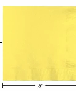 Creative Converting Mimosa Dinner Napkins 3Ply 1/4Fld, 25 Ct