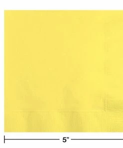 Creative Converting Mimosa Beverage Napkin 2Ply, 50 Ct