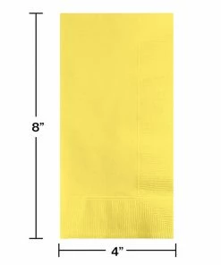 Creative Converting Mimosa Dinner Napkins 2Ply 1/8Fld, 50 Ct