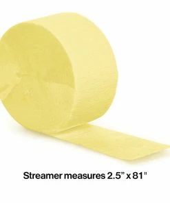 Creative Converting Mimosa Crepe Streamers 81'