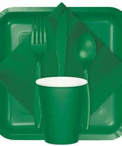 Creative Converting Emerald Green Plastic Forks, 24 Ct