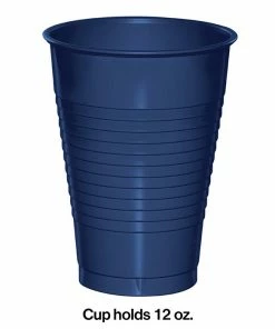 Creative Converting Navy Blue 12 Oz Plastic Cups, 20 Ct