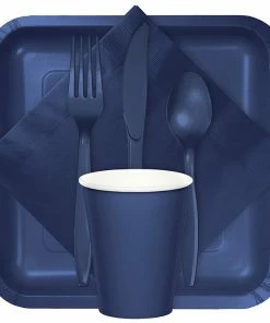 Creative Converting Navy Beverage Napkin 2Ply, 200 Ct