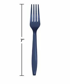 Creative Converting Navy Blue Plastic Forks, 50 Ct