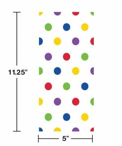 Creative Converting Multicolor Polka Dot Favor Bags, 20 Ct General Decorations