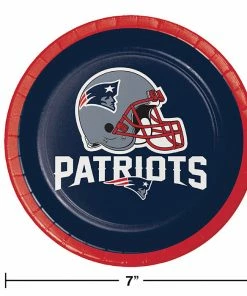 Creative Converting New England Patriots Dessert Plates, 8 Ct