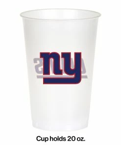 Creative Converting NFL And Football Party Supplies New York Giants Plastic Cup, 20Oz, 8 Ct