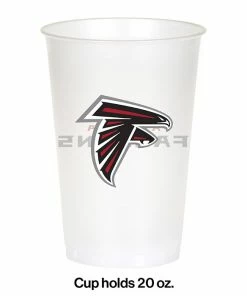 Creative Converting Atlanta Falcons Plastic Cup, 20Oz, 8 Ct