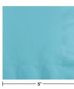 Creative Converting Pastel Blue Beverage Napkin 2Ply, 50 Ct Solid Color Tableware