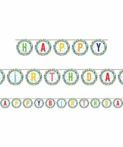 Creative Converting Bright Birthday Banner