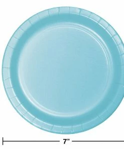 Creative Converting Pastel Blue Dessert Plates, 24 Ct