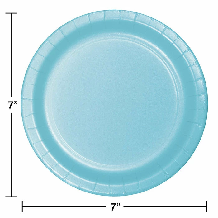 Creative Converting Pastel Blue Dessert Plates, 24 Ct