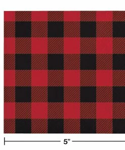 Creative Converting Themed Tableware Buffalo Plaid Beverage Napkins, 16 Ct