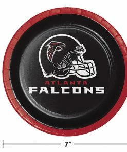 Creative Converting Atlanta Falcons Dessert Plates, 8 Ct