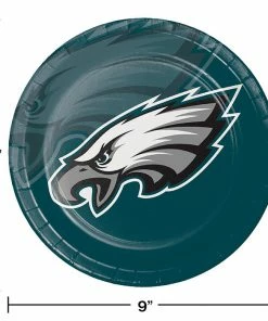 Creative Converting Philadelphia Eagles Paper Plates, 8 Ct