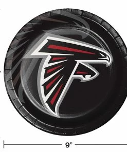 Creative Converting Atlanta Falcons Paper Plates, 8 Ct