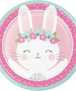 Creative Converting Bunny Party Paper Plates, 8 Ct 1st Birthday Party Themes