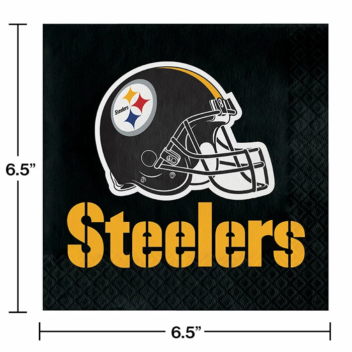 Creative Converting Pittsburgh Steelers Napkins, 16 Ct