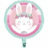 Creative Converting Birthday Bunny Metallic Balloon 18"