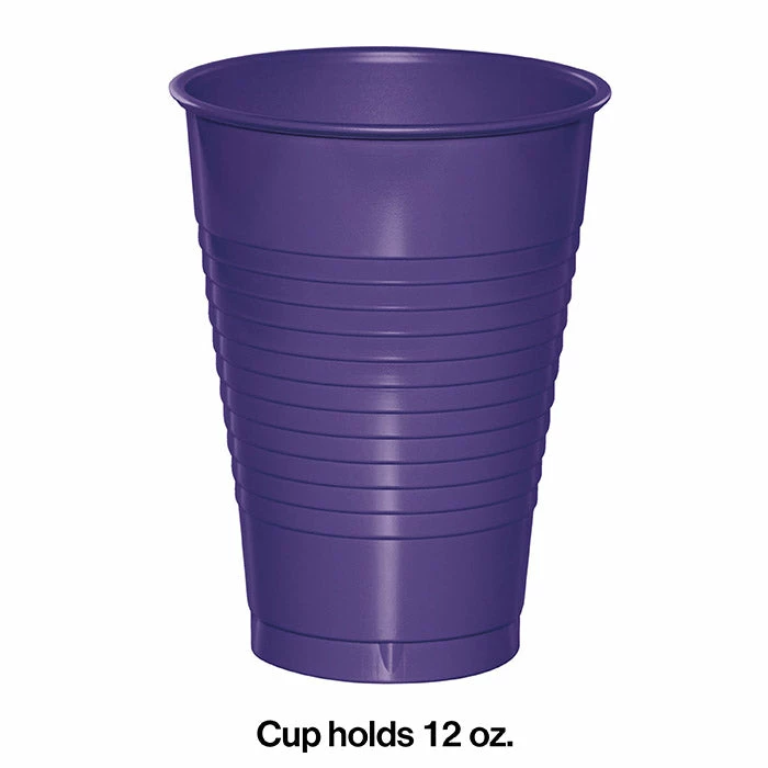Creative Converting Purple 12 Oz Plastic Cups, 20 Ct
