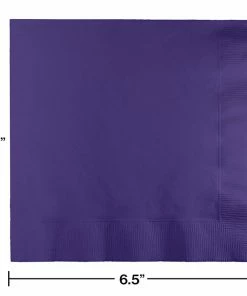Creative Converting Purple Luncheon Napkin 2Ply, 50 Ct