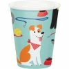 Creative Converting Kids Birthday Party Themes Dog Party Hot/Cold Paper Cups 9 Oz., 8 Ct