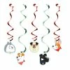Creative Converting Kids Birthday Party Themes Dog Party Dizzy Danglers, 5 Ct