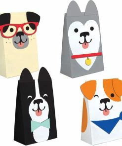 Creative Converting Dog Party Favor Bags, 8 Ct