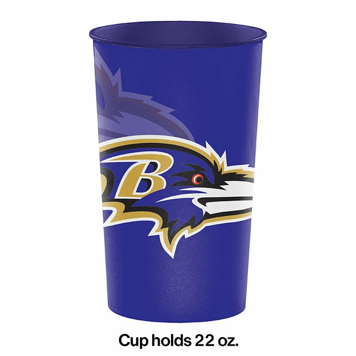 Creative Converting Baltimore Ravens Plastic Cup, 22 Oz