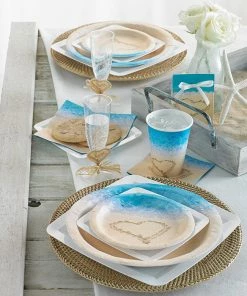 Creative Converting Beach Love Hot/Cold Paper Paper Cups 12 Oz., 8 Ct