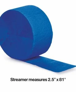 Creative Converting Cobalt Crepe Streamers 81'