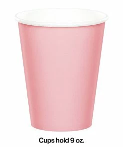 Creative Converting Classic Pink Hot/Cold Paper Cups 9 Oz., 8 Ct