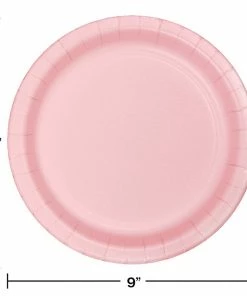 Creative Converting Classic Pink Paper Plates, 8 Ct Solid Color Tableware