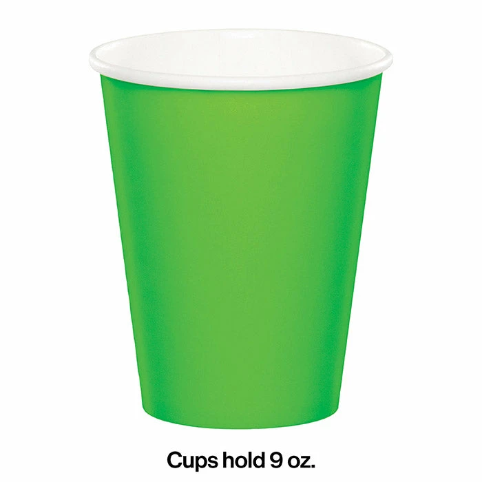 Creative Converting Fresh Lime Hot/Cold Paper Cups 9 Oz., 24 Ct