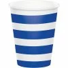 Creative Converting Themed Tableware Dots & Stripes Cobalt Hot/Cold Cups 8Oz. 8ct