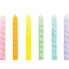 Creative Converting Birthday Party Candles Large Spriral Pastel Candles 12ct