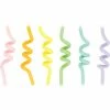 Creative Converting Curly Pastel Candles 6ct Birthday Party Candles