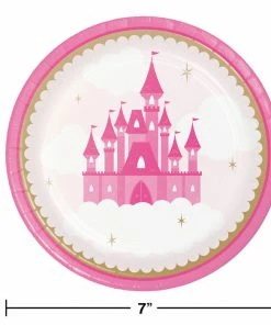 Creative Converting Little Princess Dessert Plate 8ct