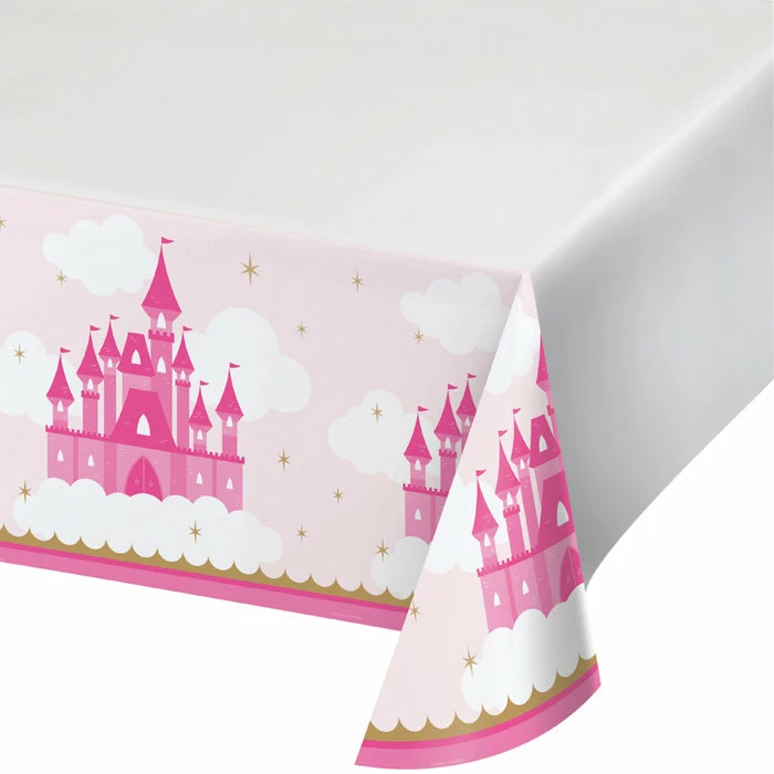 Creative Converting Kids Birthday Party Themes Little Princess Plastic Tablecover 48" X 88"