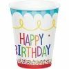 Creative Converting Cake Birthday Hot/Cold Cups 8Oz. 8ct