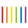 Creative Converting Spiral Rainbow Candles 24ct